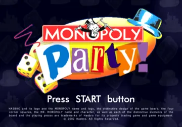 Monopoly Party screen shot title